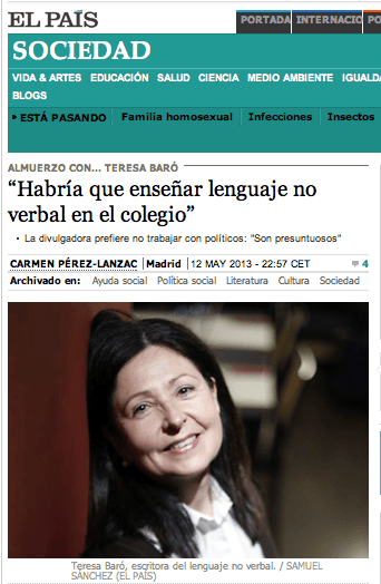 “Habría que enseñar lenguaje no verbal en el colegio”